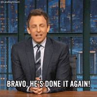 seth meyers clapping GIF by Late Night with Seth Meyers