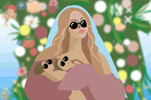 Beyonce Babies GIF by clara.creates