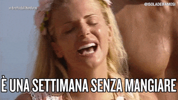 hungry fame GIF by Isola dei Famosi