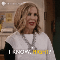 Schitts Creek Agree GIF by CBC