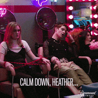 calm down paramount network GIF by Heathers