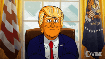 staring season 1 GIF by Our Cartoon President