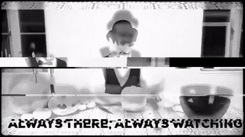 Halloween Glitch GIF