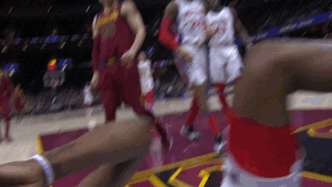 tounge out look here GIF by NBA