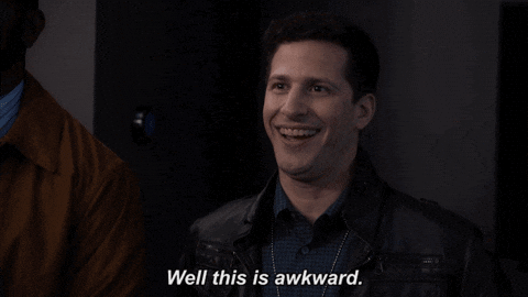 Awkward Andy Samberg GIF by Brooklyn Nine-Nine