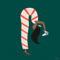 Candy Cane Party GIF by Libby VanderPloeg