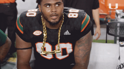 college football smile GIF by Miami Hurricanes