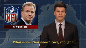health care nfl GIF by Saturday Night Live