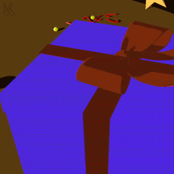 Christmas Tree Animation GIF