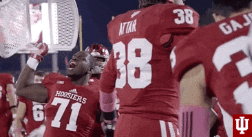 College Sports Football GIF by Indiana Hoosiers
