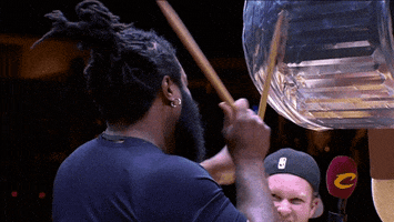 dance party drums GIF by NBA