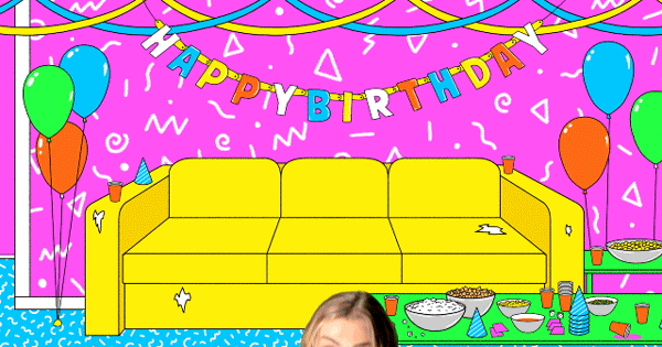 Image result for happy birthday couch