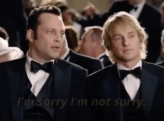 not sorry vince vaughn GIF