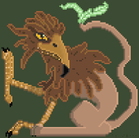 MET4MORPH pixel pixel art griffin mythology GIF