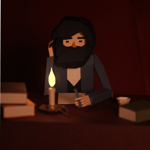 srkaito encuentro gepetto guardabosques susurro y altavoz GIF