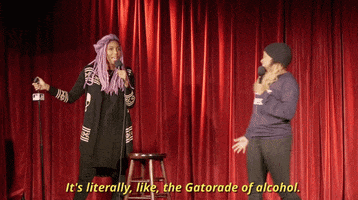 phoebe robinson it's literally like the gatorade of alcohol GIF by 2 Dope Queens Podcast