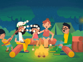 Summer Camping GIF by Brikk