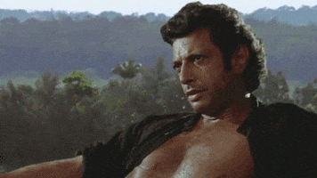 Staring Jurassic Park GIF by Team Coco
