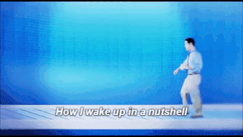 Recycling morning nutshell GIF