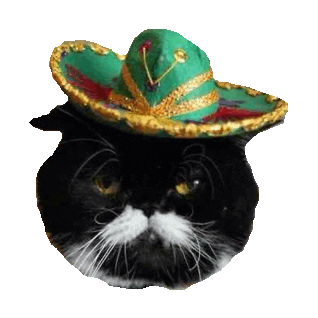 grumpy cat mexican STICKER by imoji