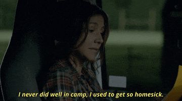 sarah chalke i never did well in camp GIF by After The Reality