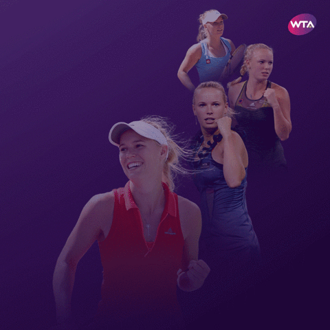 caroline wozniacki wta tennis GIF by WTA
