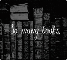 GENEZIZ so many books GIF