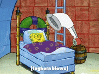 spongebob sleeping gif