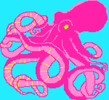 imightbeamy octopus sea life cutealism GIF