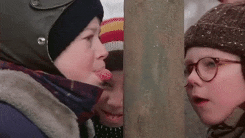 A Christmas Story Tongue GIF by filmeditor