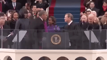 president barack obama handshake GIF by Obama