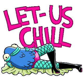 Wink Lets Chill GIF by Bare Tree Media
