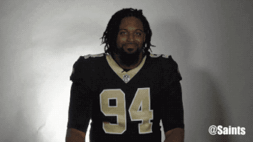 Saints Football Thumbs Up GIF by New Orleans Saints