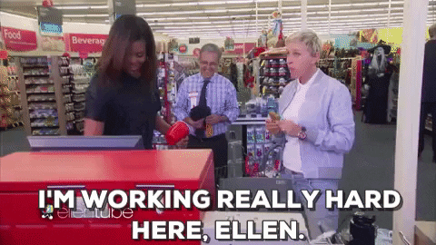 Working Hard Ellen Degeneres GIF by Obama - Find & Share on GIPHY