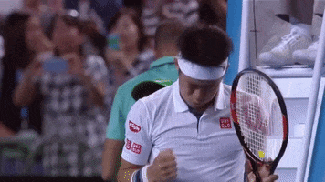 kei nishikori tennis GIF by Australian Open
