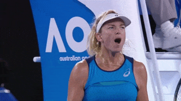 Excited Tennis GIF by Australian Open