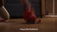 falcon punch meme gif