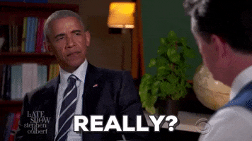 are you sure stephen colbert GIF by Obama