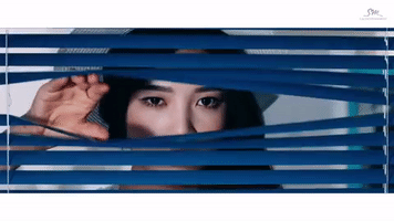 k-pop peeking GIF