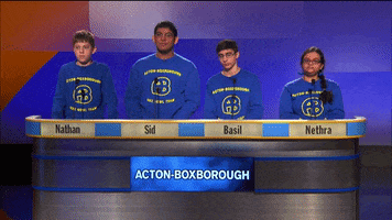 acton-boxborough hsqs GIF by WGBH's High School Quiz Show