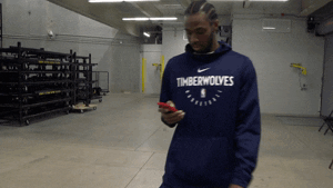 Andrew Wiggins Phone GIF by NBA