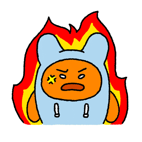 Sad Fire GIF by TMON