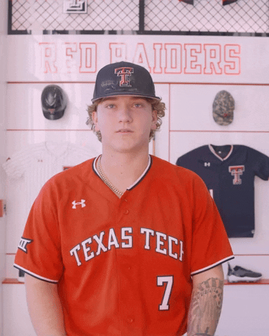Garet Boehm GIF by Texas Tech Baseball