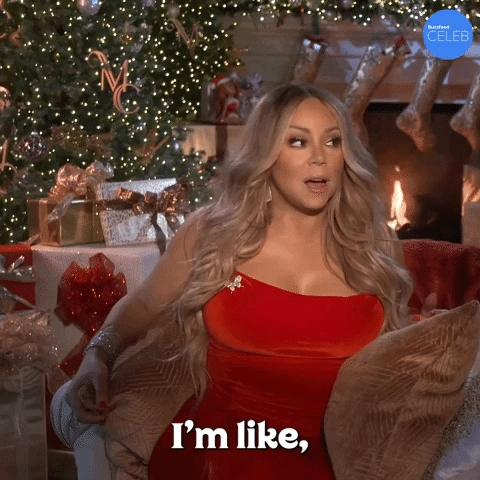 Mariah Carey Christmas GIF by BuzzFeed