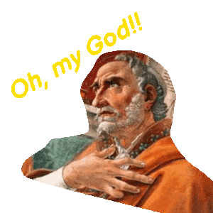 San Agustin Omg Sticker by filosofía en la red