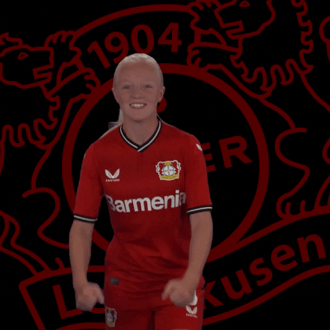 Happy Cheering GIF by Bayer 04 Leverkusen