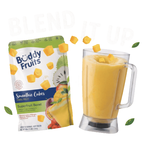 Smoothie Sticker by Buddy Fruits