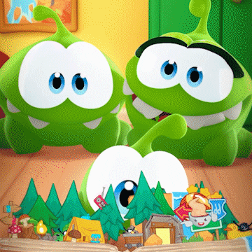 Cut The Rope Wow GIF by Om Nom
