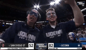 Uconn Huskies Sport GIF by NCAA March Madness