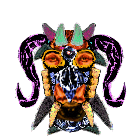 Puerto Rico Vejigante Sticker by MOYOGASH